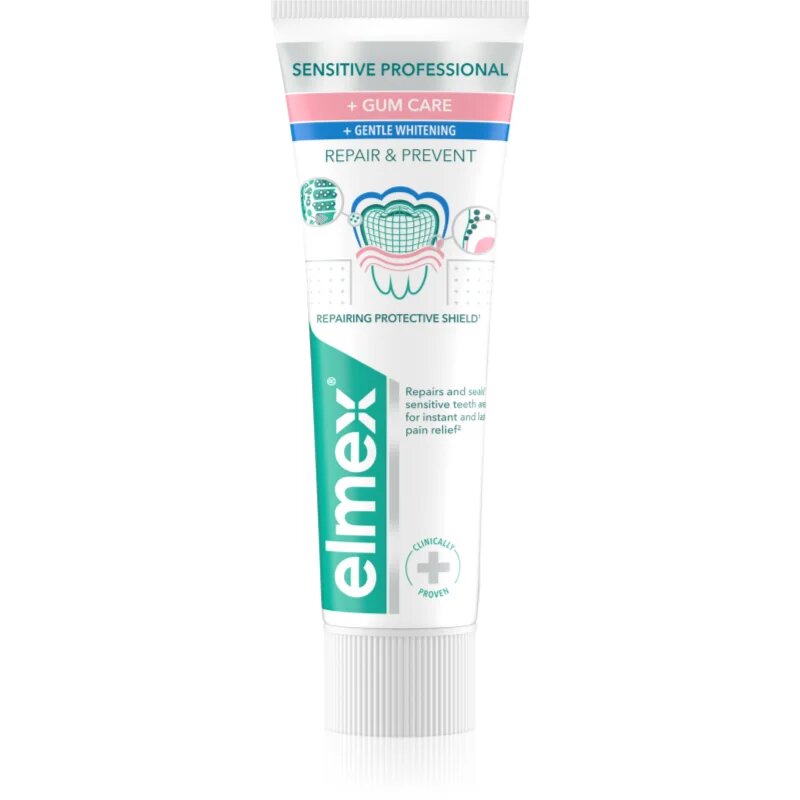 Elmex Sensitive Professional Repair & Prevent White fogkrém 75 ml