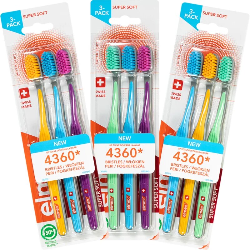 Elmex Super Soft 4360 fogkefe Super soft 3 db