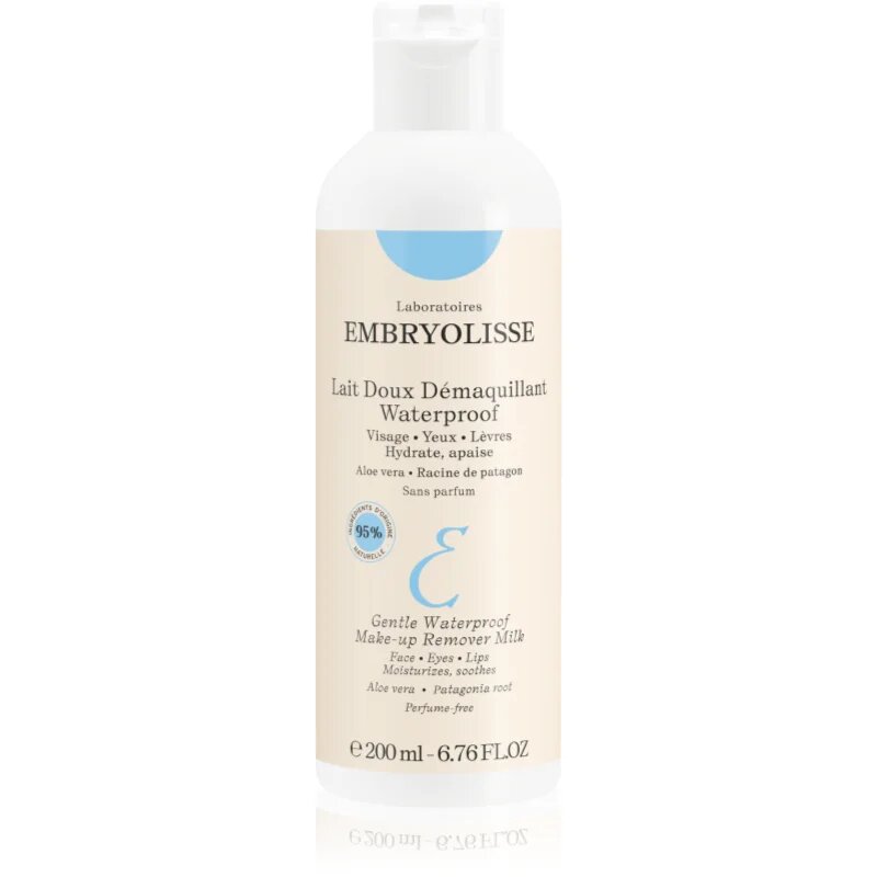 Embryolisse Lait Doux Démaquillant Waterproof hidratáló sminklemosó tej minden bőrtípusra 200 ml