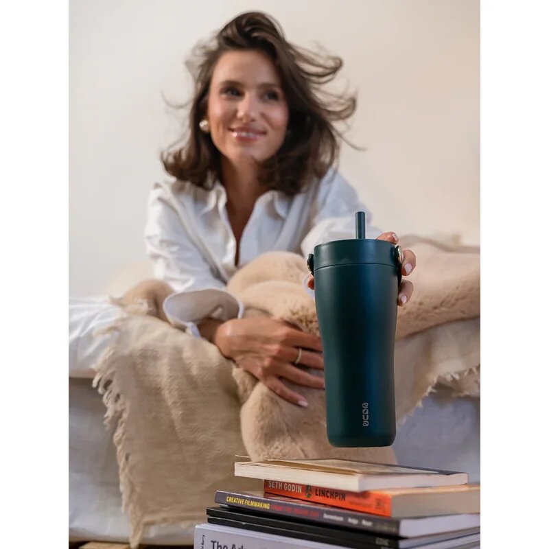 EQUA Carry Cup rozsdamentes bögre termo Forest Green 1 db