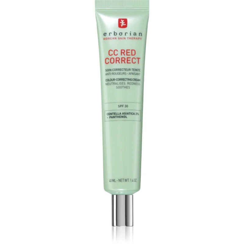 Erborian CC Red Correct CC krém a bőr vörössége ellen SPF 30 40 ml