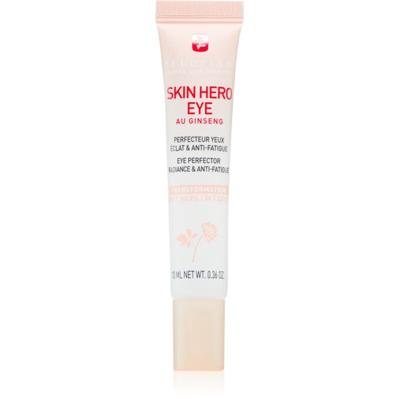 Erborian Skin Hero Eye Perfector hidratáló folyadék a szemkörnyékre a duzzanatokra és a sötét karikákra 10 ml