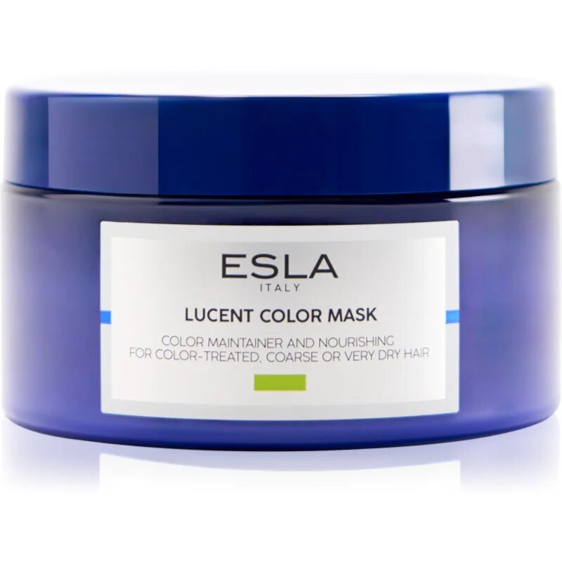 ESLA ITALY Lucent Color tápláló maszk a tündöklő hajszínért 250 ml