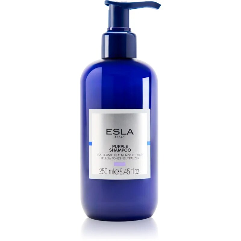 ESLA ITALY Purple sampon szőke hajra semlegesíti a sárgás tónusokat 250 ml