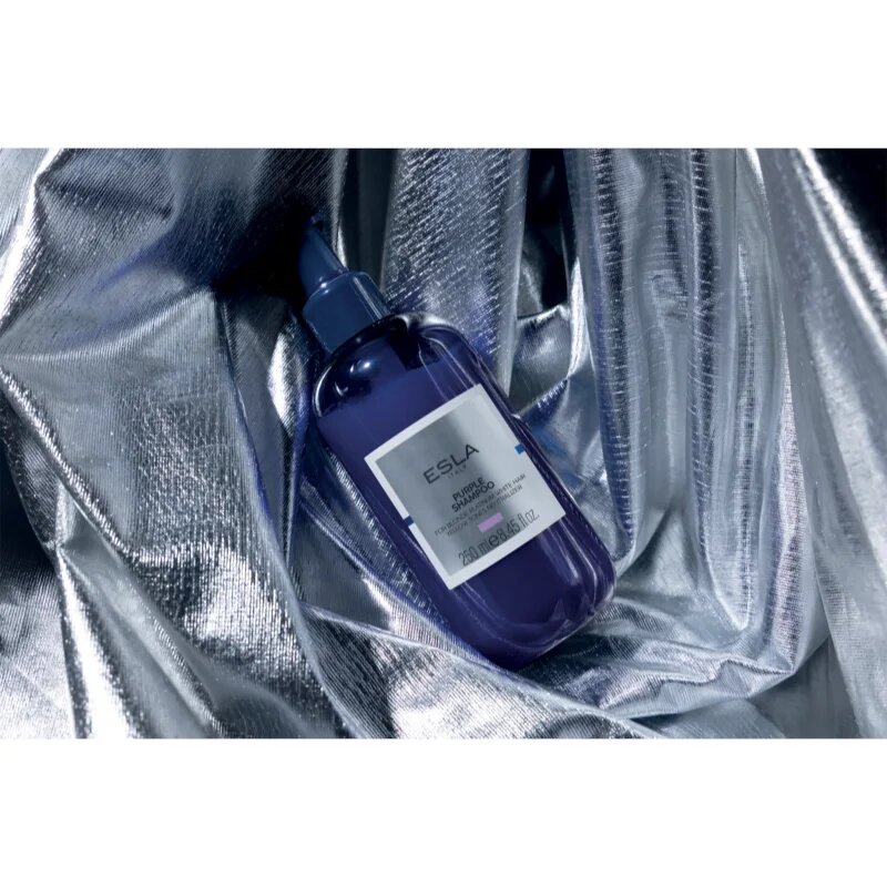 ESLA ITALY Purple sampon szőke hajra semlegesíti a sárgás tónusokat 250 ml