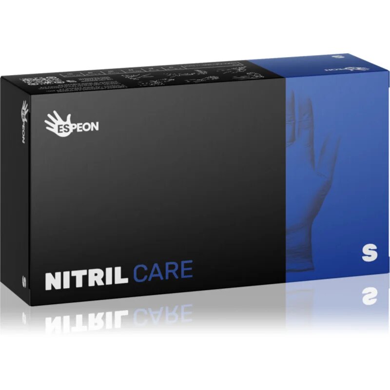 Espeon Nitril Care Gloves púdermentes nitrilkesztyű S 100 db