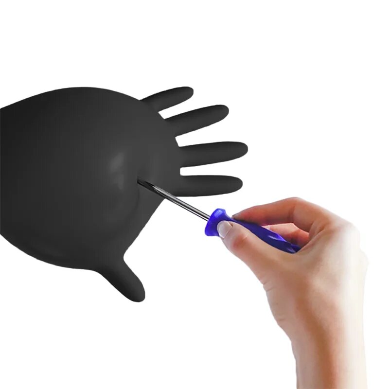 Espeon Nitril Ideal3 Black púdermentes nitrilkesztyű méret M 100 db
