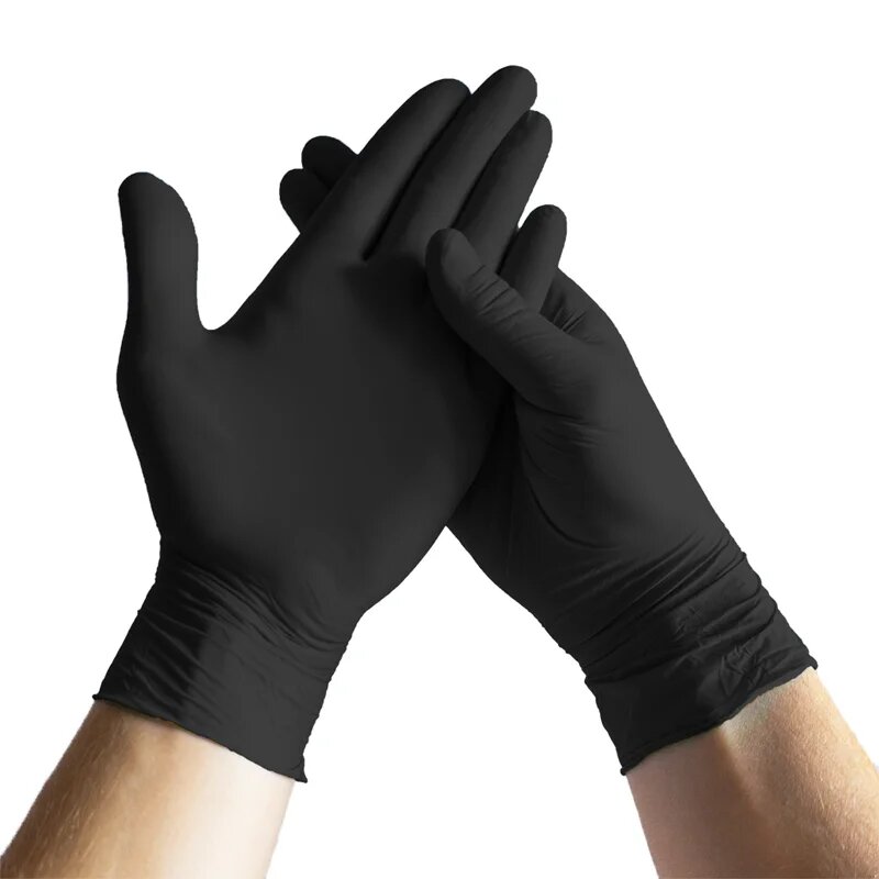 Espeon Nitril Ideal3 Black púdermentes nitrilkesztyű méret XL 100 db