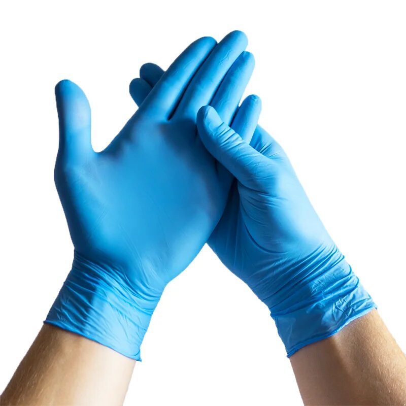 Espeon Nitril Ideal3 Blue púdermentes nitrilkesztyű méret S 100 db