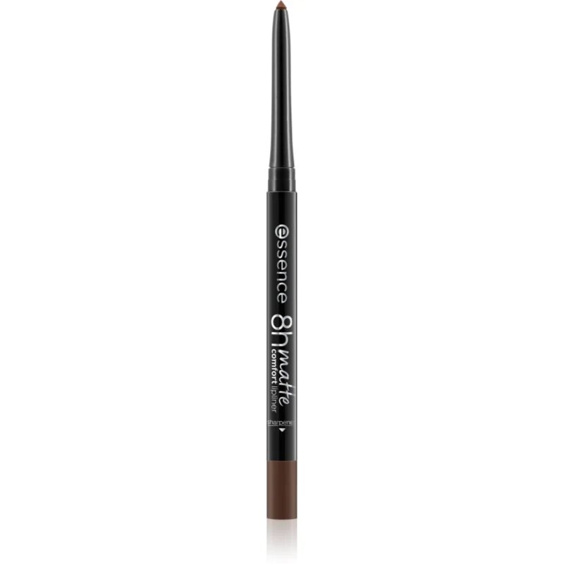essence 8h Matte Comfort Matt ajakceruza hegyezővel árnyalat 11 Chestnut Perfection 03 g