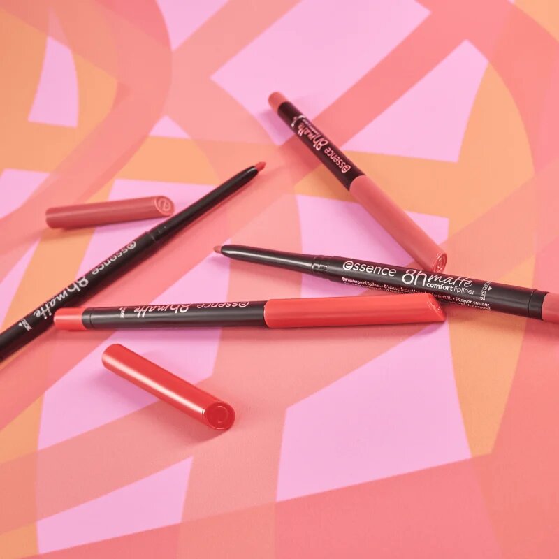 essence 8h Matte Comfort Matt ajakceruza hegyezővel árnyalat 11 Chestnut Perfection 03 g