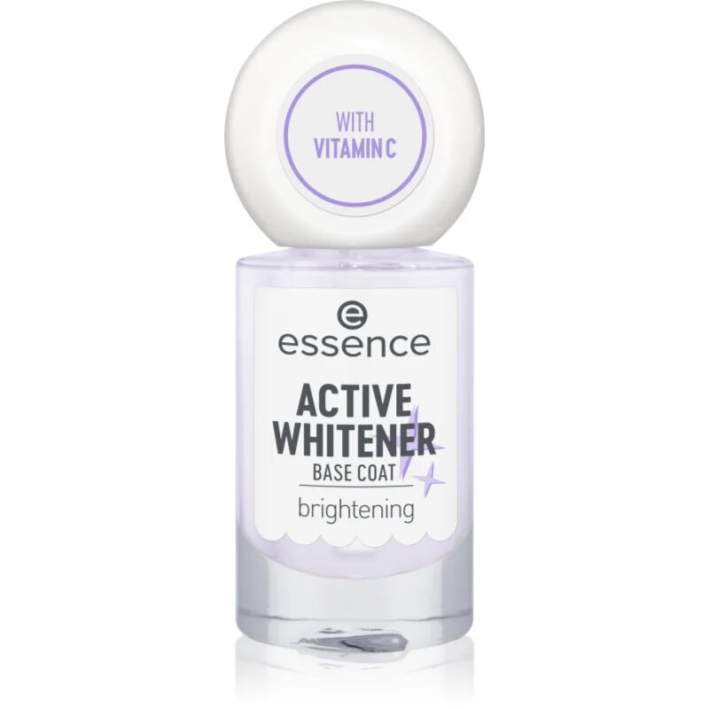 essence Active Whitener Base Coat alapozó körömlakk fehérítő hatás 8 ml