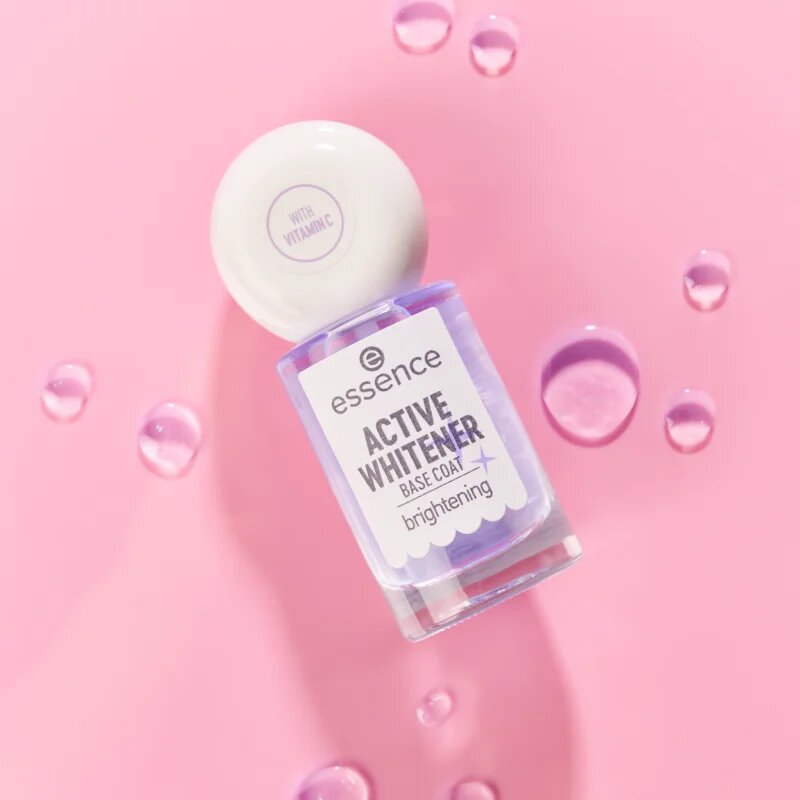 essence Active Whitener Base Coat alapozó körömlakk fehérítő hatás 8 ml