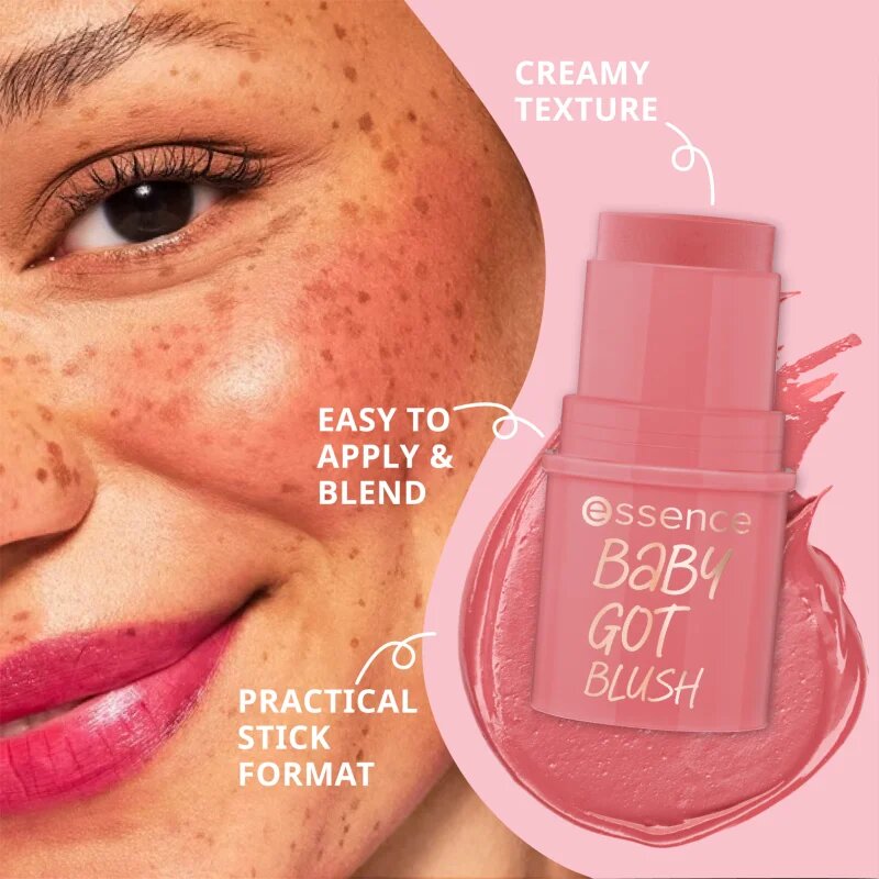 essence BABY GOT BLUSH pirosító stick árnyalat 10 tickle me pink 5.5 g