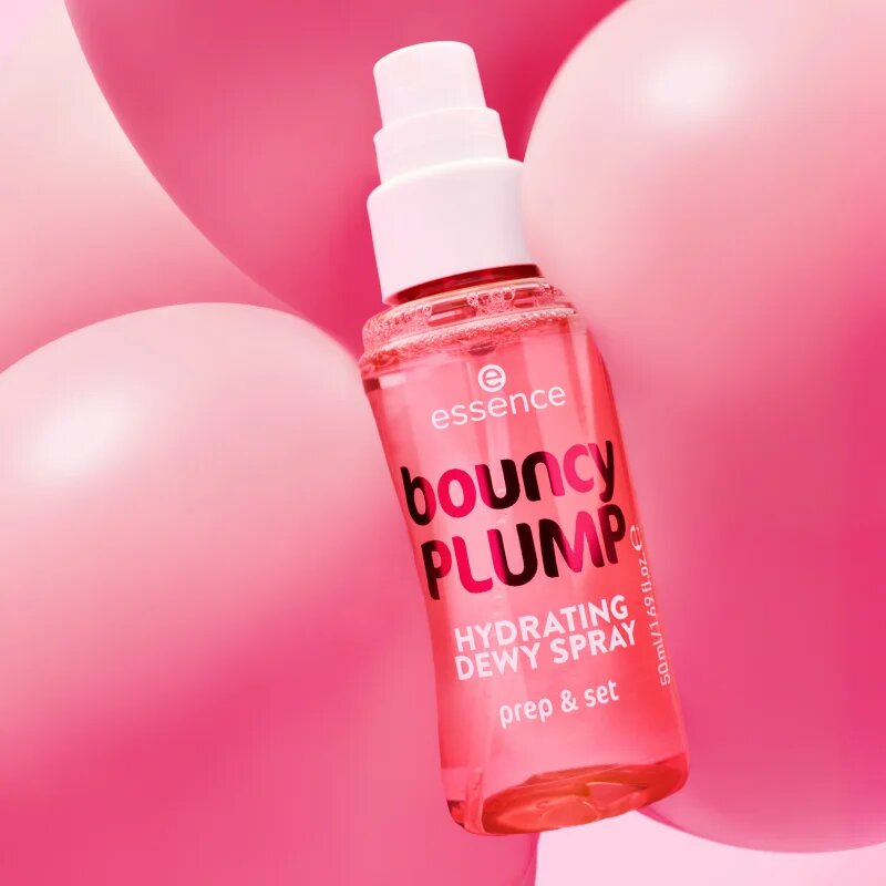 essence bouncy PLUMP sminkfixáló spray hidratáló hatással 50 ml