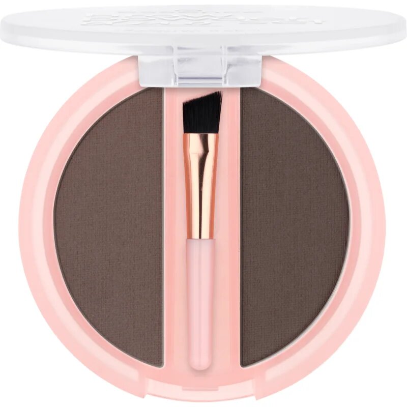 essence Brow Powder Duo szett a szemöldökre árnyalat 03 Dark 1.8 g
