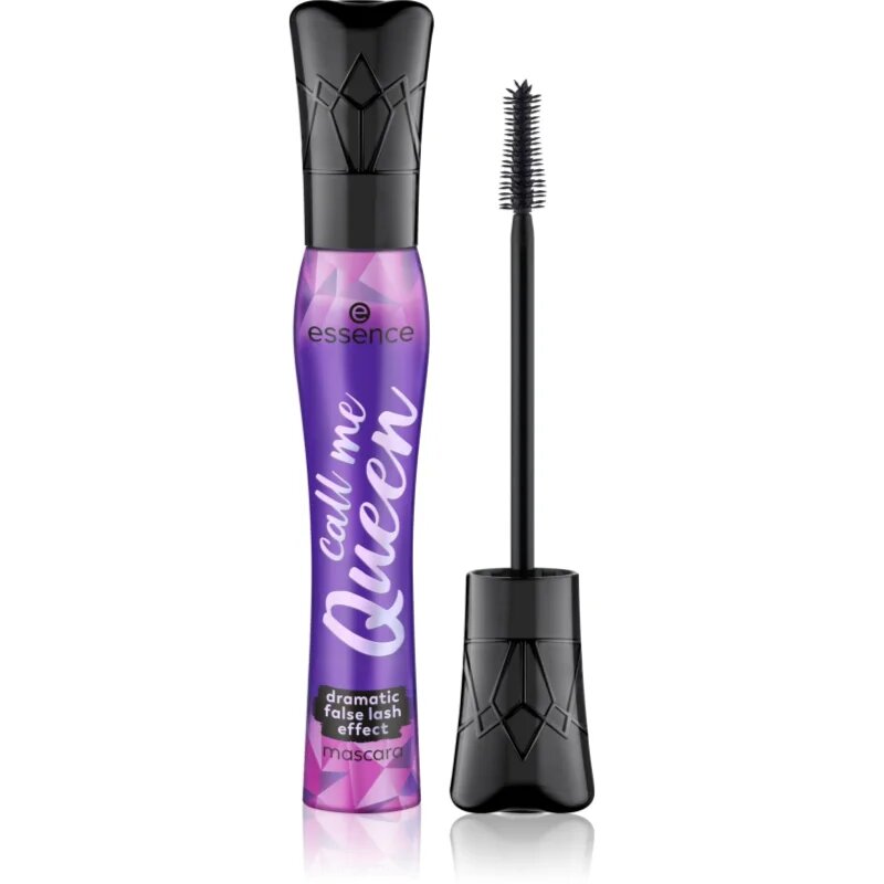 essence call me QUEEN Műszempilla hatású szempillaspirál árnyalat Black 115 ml