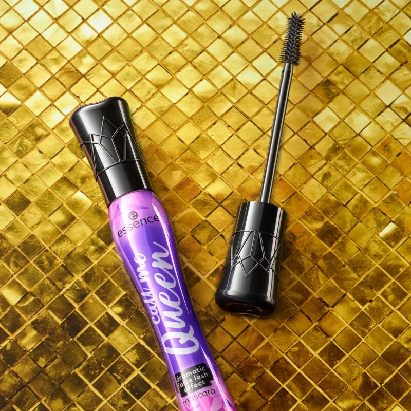 essence call me QUEEN Műszempilla hatású szempillaspirál árnyalat Black 115 ml