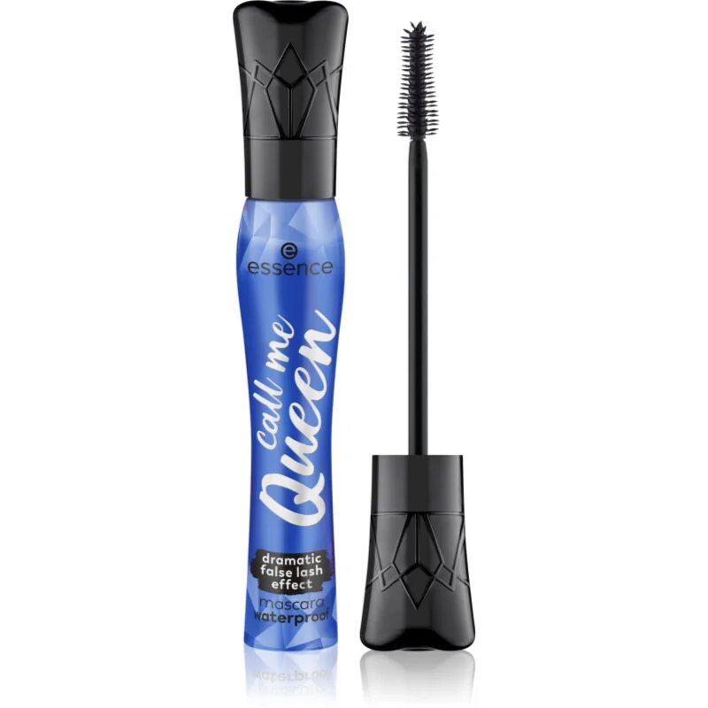 essence call me QUEEN Műszempilla hatású szempillaspirál vízálló árnyalat Black 115 ml