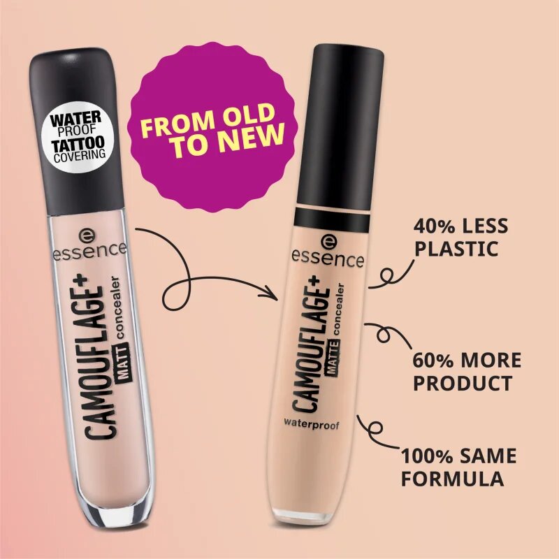 essence CAMOUFLAGE+ MATTE folyékony korrektor matt hatással árnyalat 240 8 ml
