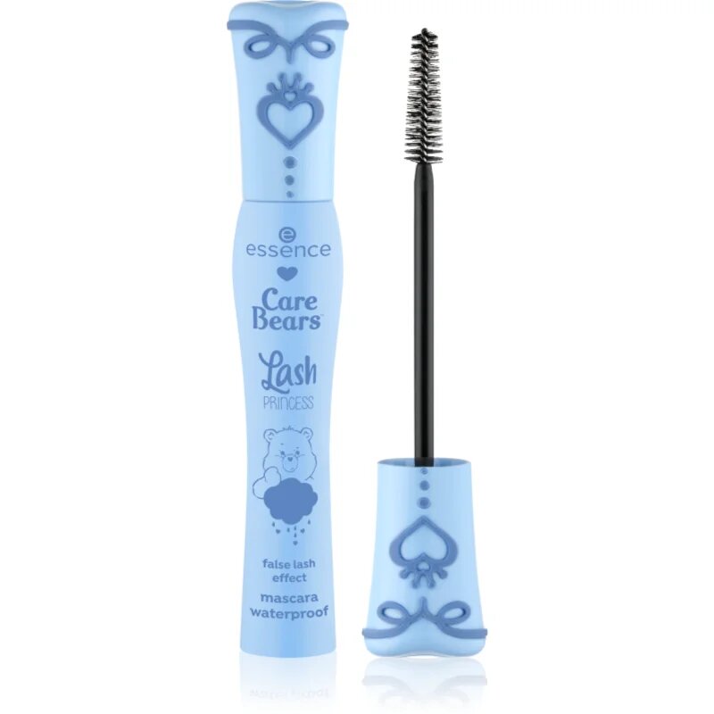 essence Care Bears Lash PRINCESS vízálló szempillaspirál műszempilla hatás árnyalat 01 No Rain No Rainbow 12 ml