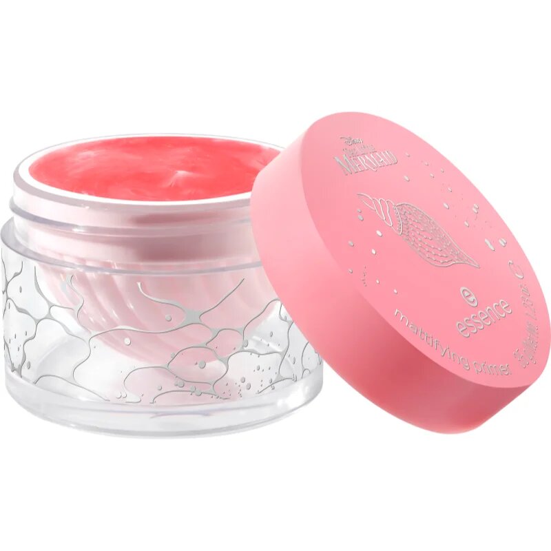 essence Disney The Little Mermaid mattító primer hűsítő hatással árnyalat 01 Made In The Ocean 35 g
