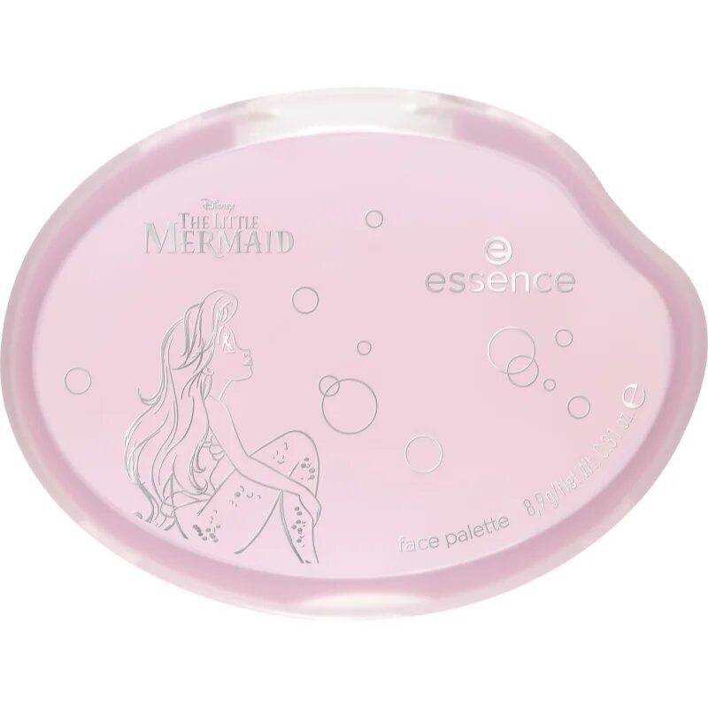 essence Disney The Little Mermaid paletta arcra árnyalat 01 The World Is My Oyster! 8.9 g