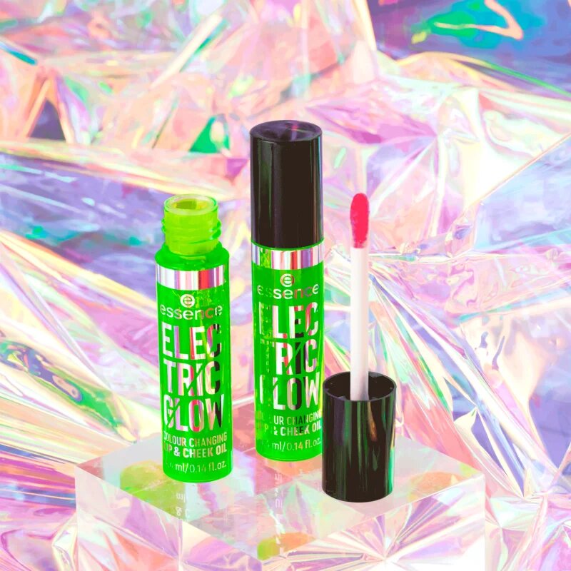 essence Electric Glow olaj az arcra és a szájra 4.4 ml