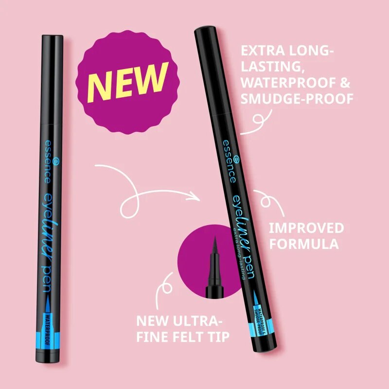 essence Eyeliner Pen Szemceruza a hosszan tartó hatásért 1.2 ml