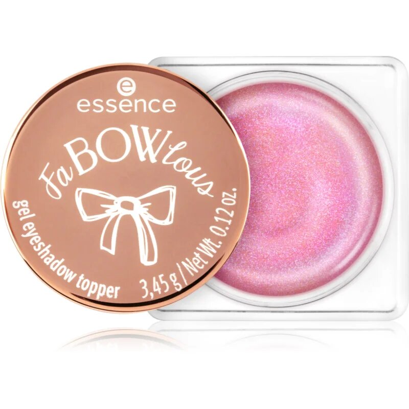 essence FaBOWlous géles szemfestékek csillámporral árnyalat 01 Bow So Dazzling! 3.45 g