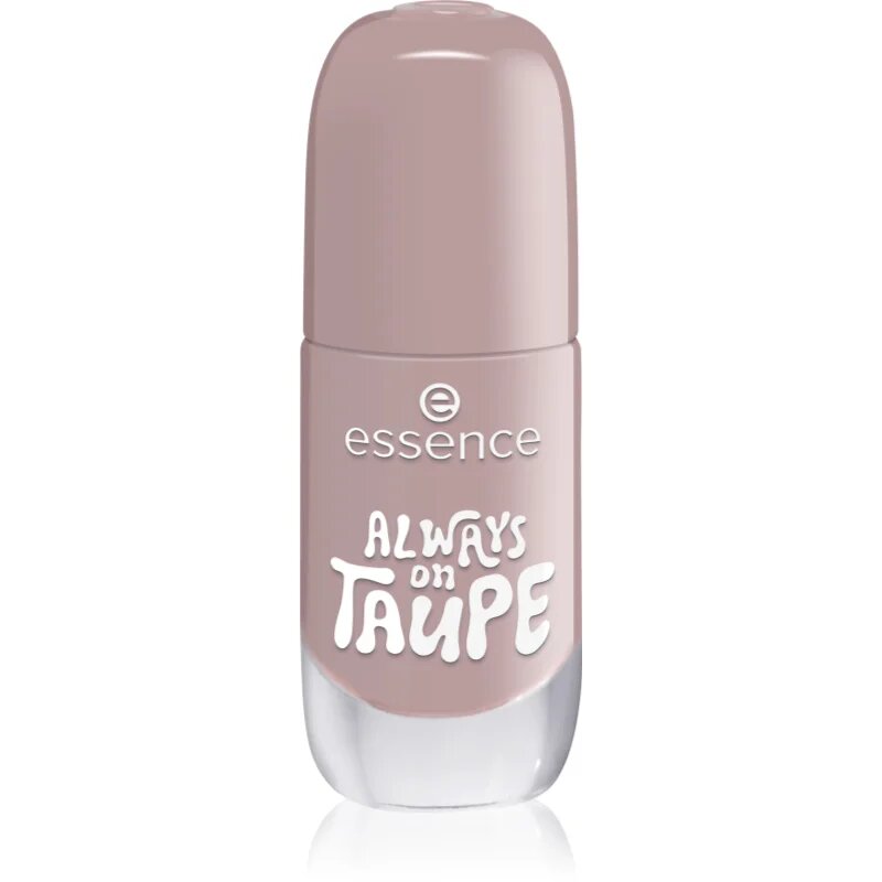 essence Gel Nail Polish géles körömlakk árnyalat 37 ALWAYS on TAUPE 8 ml