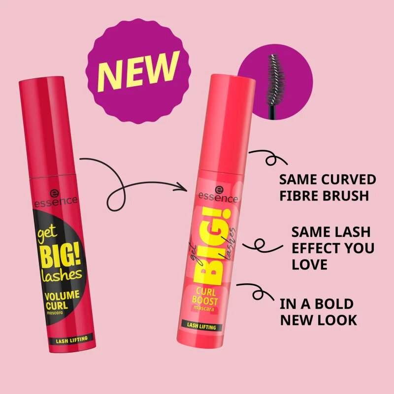 essence Get BIG! Lashes szempillaspirál a dúsabb pillákért 12 ml
