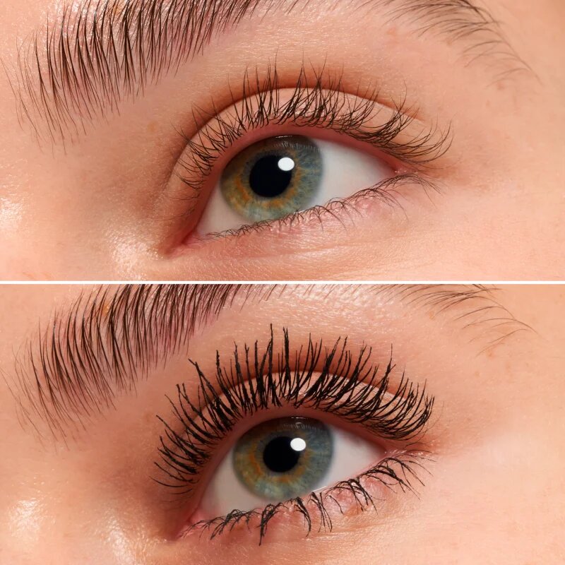 essence Get BIG! Lashes vízálló és tömegnövelő szempillaspirál árnyalat 01 Black 12 ml