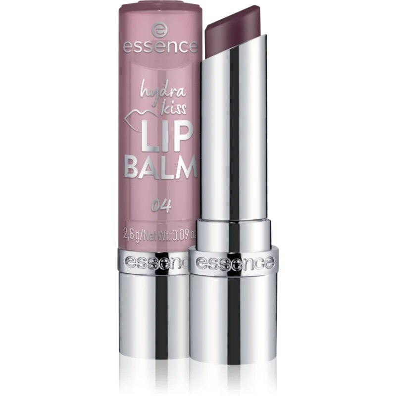 essence Hydra Kiss Lip Balm fényesítő ajakbalzsam árnyalat 04 Midnight Kiss 2.8 g