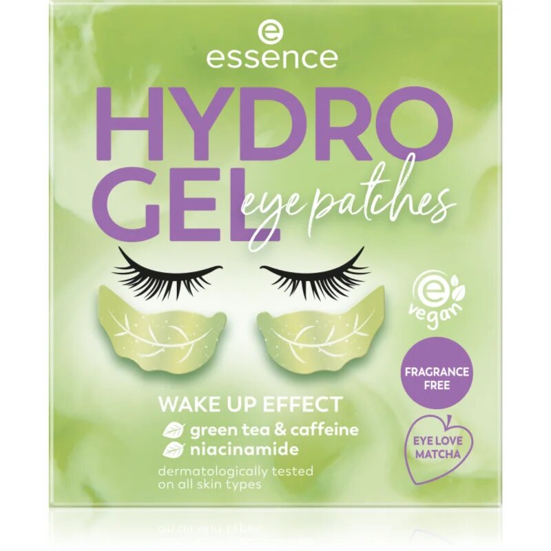 essence HYDRO GEL hidrogél maszk a szem köré Eye Love Matcha 1 pár