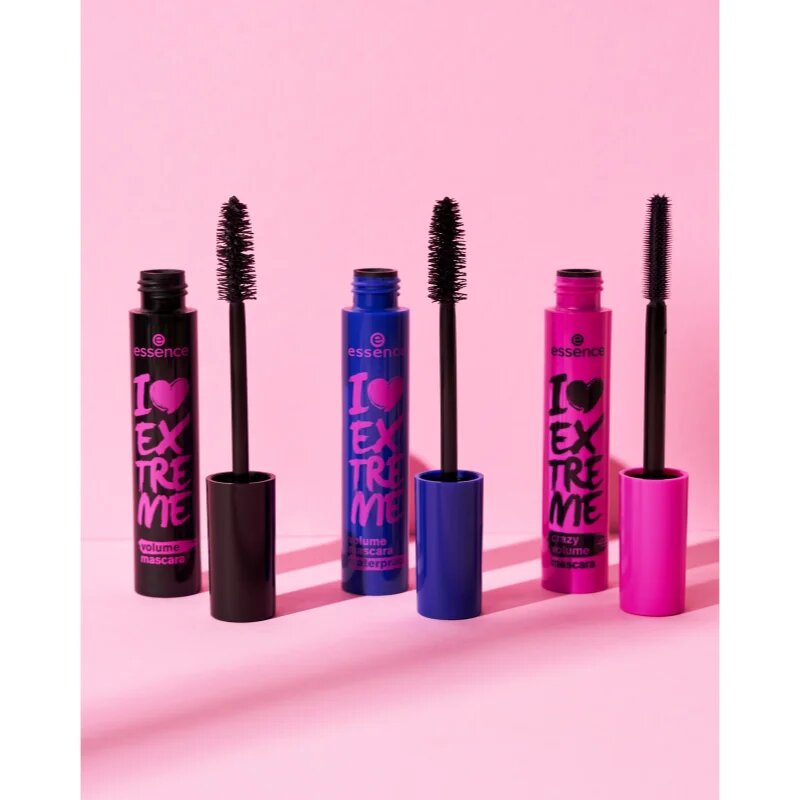 essence I LOVE EXTREME szempillaspirál a dús pillákért 12 ml