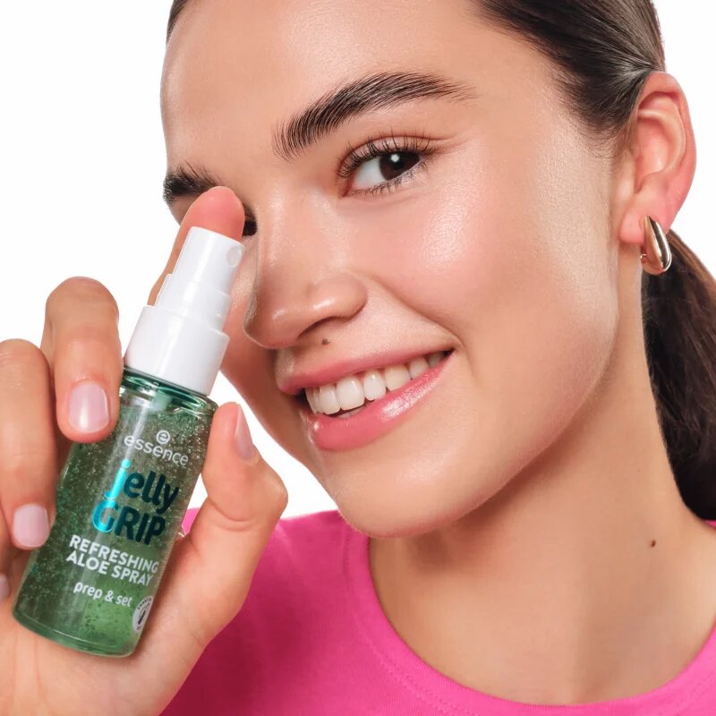 essence jelly GRIP alapozóbázis és fixálóspray egyben frissítő hatással 50 ml