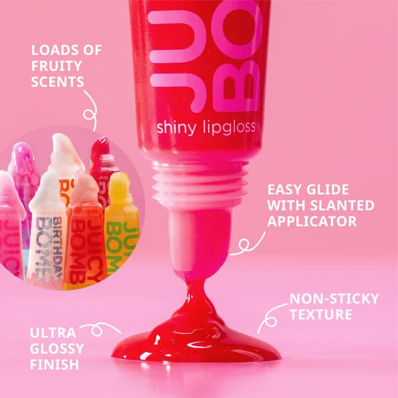 essence Juicy Bomb ajakfény árnyalat 110 Crushed Berry 10 ml