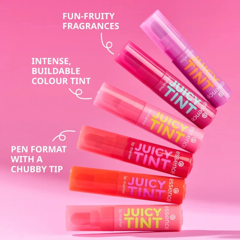 essence JUICY TINT ajakfilc árnyalat 02 Strawberry Szn 3.5 ml