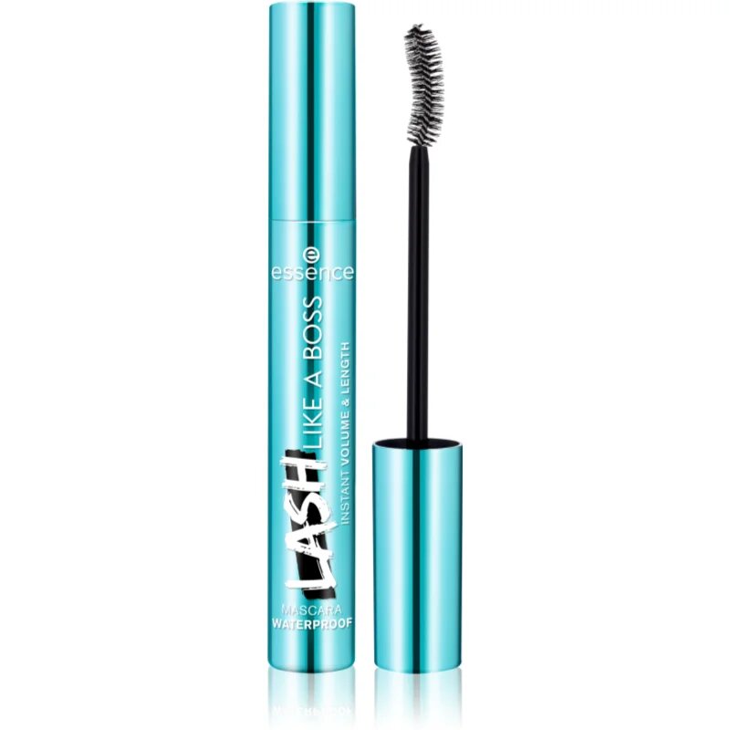 essence Lash Like a Boss legyező hatású szempillaspirál a hosszú és dús pillákért vízálló árnyalat Black 95 ml