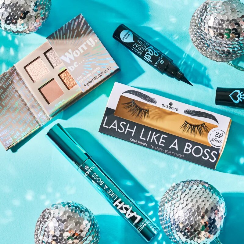 essence Lash Like a Boss legyező hatású szempillaspirál a hosszú és dús pillákért vízálló árnyalat Black 95 ml