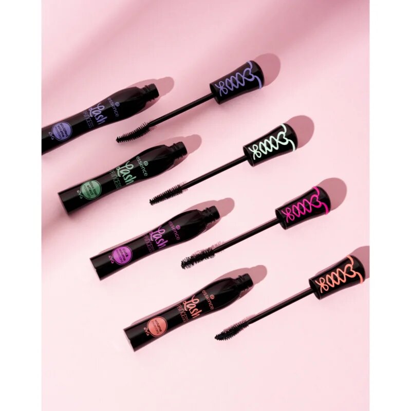 essence Lash PRINCESS dúsító és göndörítő szempillaspirál árnyalat Black 12 ml
