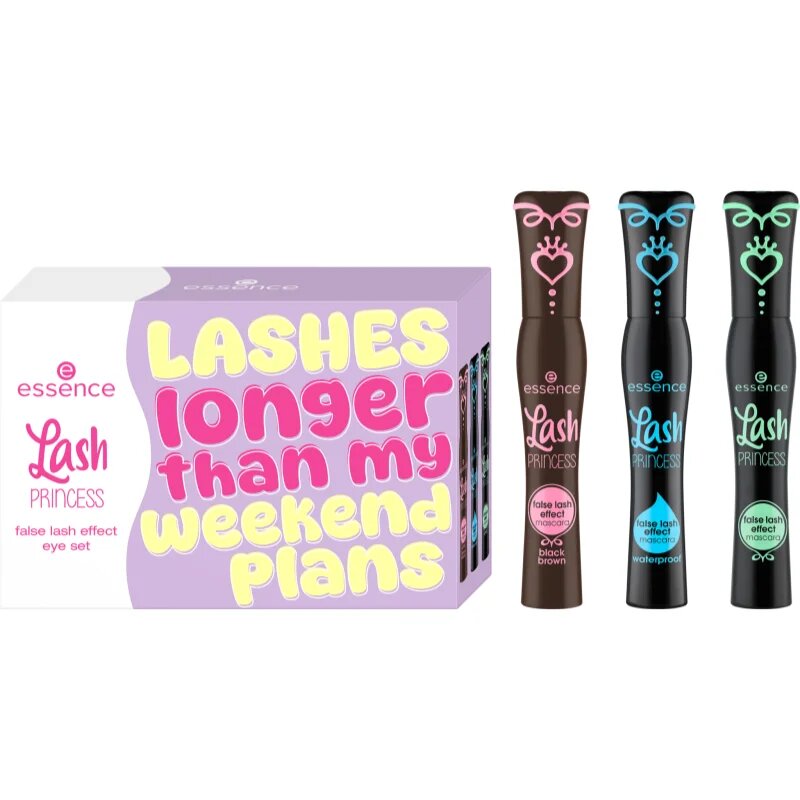 essence Lash PRINCESS false lash effect eye set szempillaspirál készlet műszempilla hatás