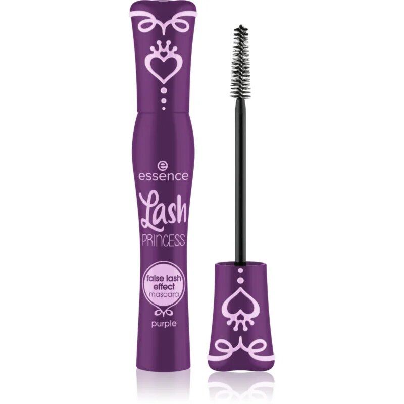 essence Lash PRINCESS Műszempilla hatású szempillaspirál árnyalat Purple 12 ml