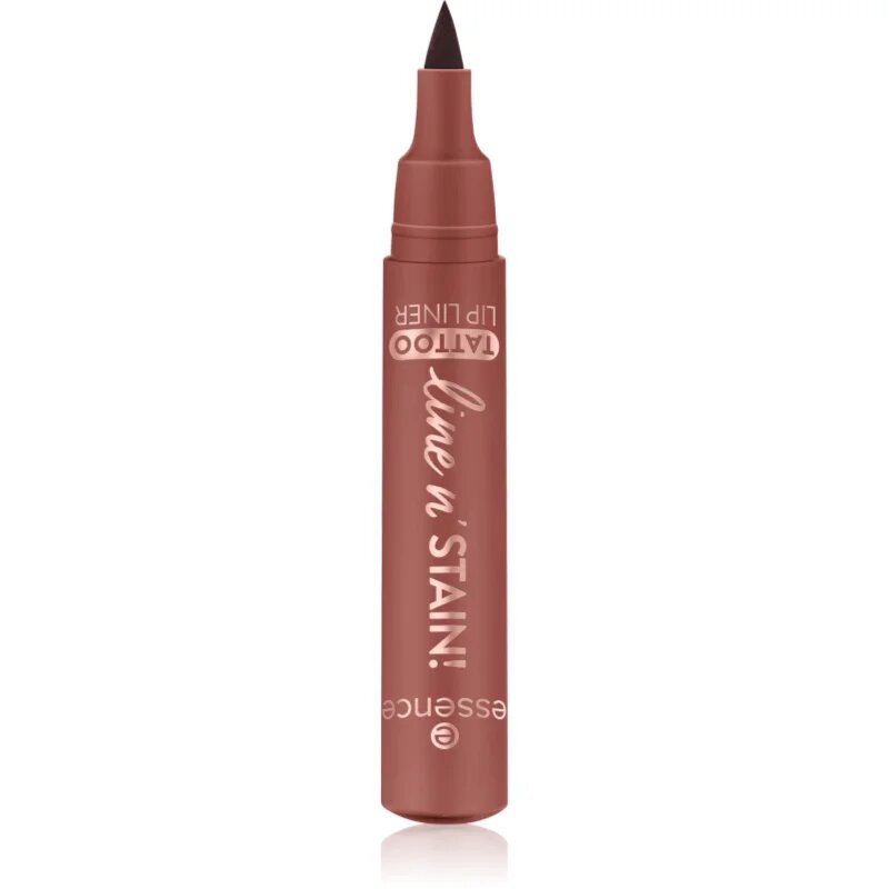 essence line n' STAIN! szájkontúrceruza árnyalat 02 Must Have Brown 2.5 ml