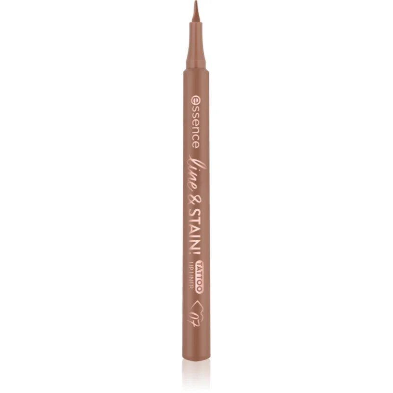 essence line & STAIN! TATTOO szájkontúr a hosszan tartó hatásért árnyalat 07 Trufflemaker 1.1 ml