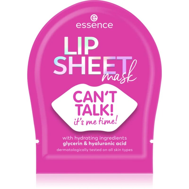 essence LIP SHEET arcmaszk az ajkakra 01 CAN`T TALK! 1 db