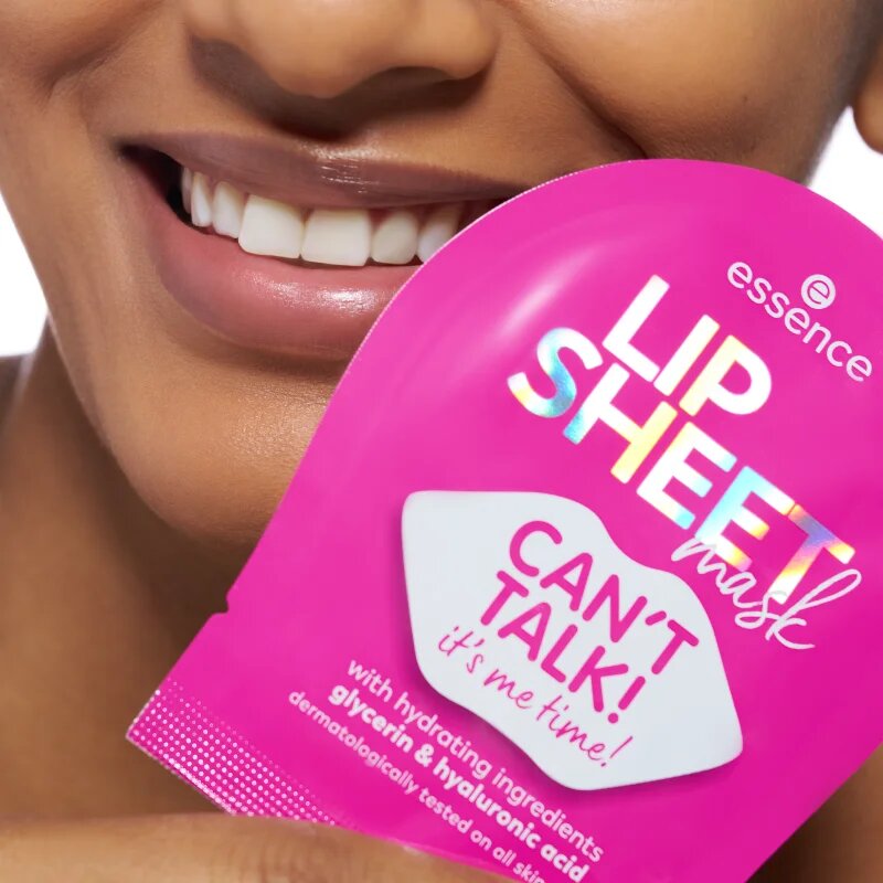 essence LIP SHEET arcmaszk az ajkakra 01 CAN`T TALK! 1 db