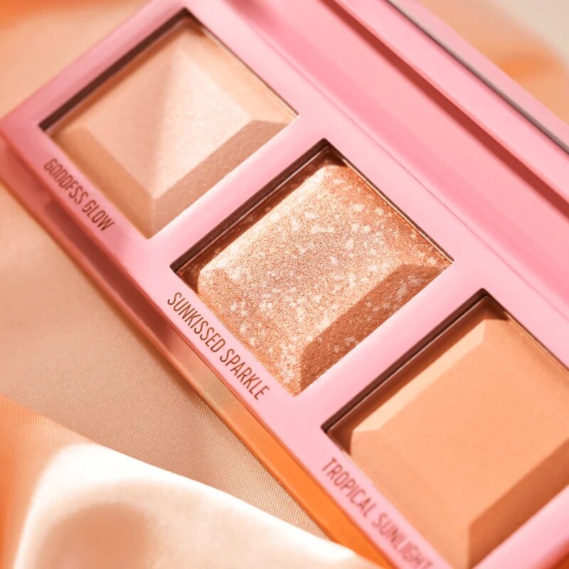 essence love that GLOW & BRONZE Púderes highlight és kontúr paletta 16 g