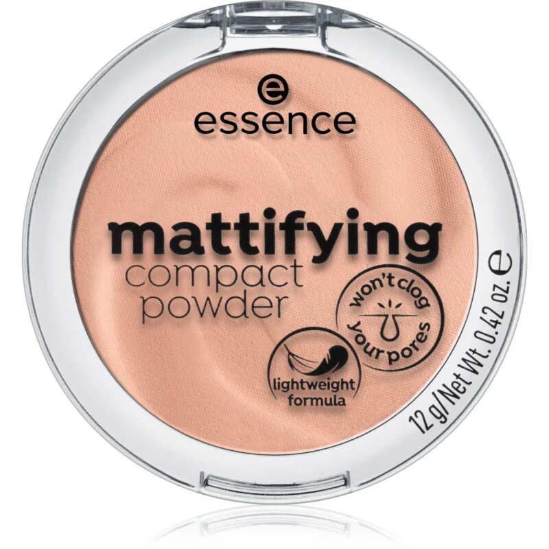 essence Mattifying kompakt púder matt hatással árnyalat 04 Perfect beige 12 g